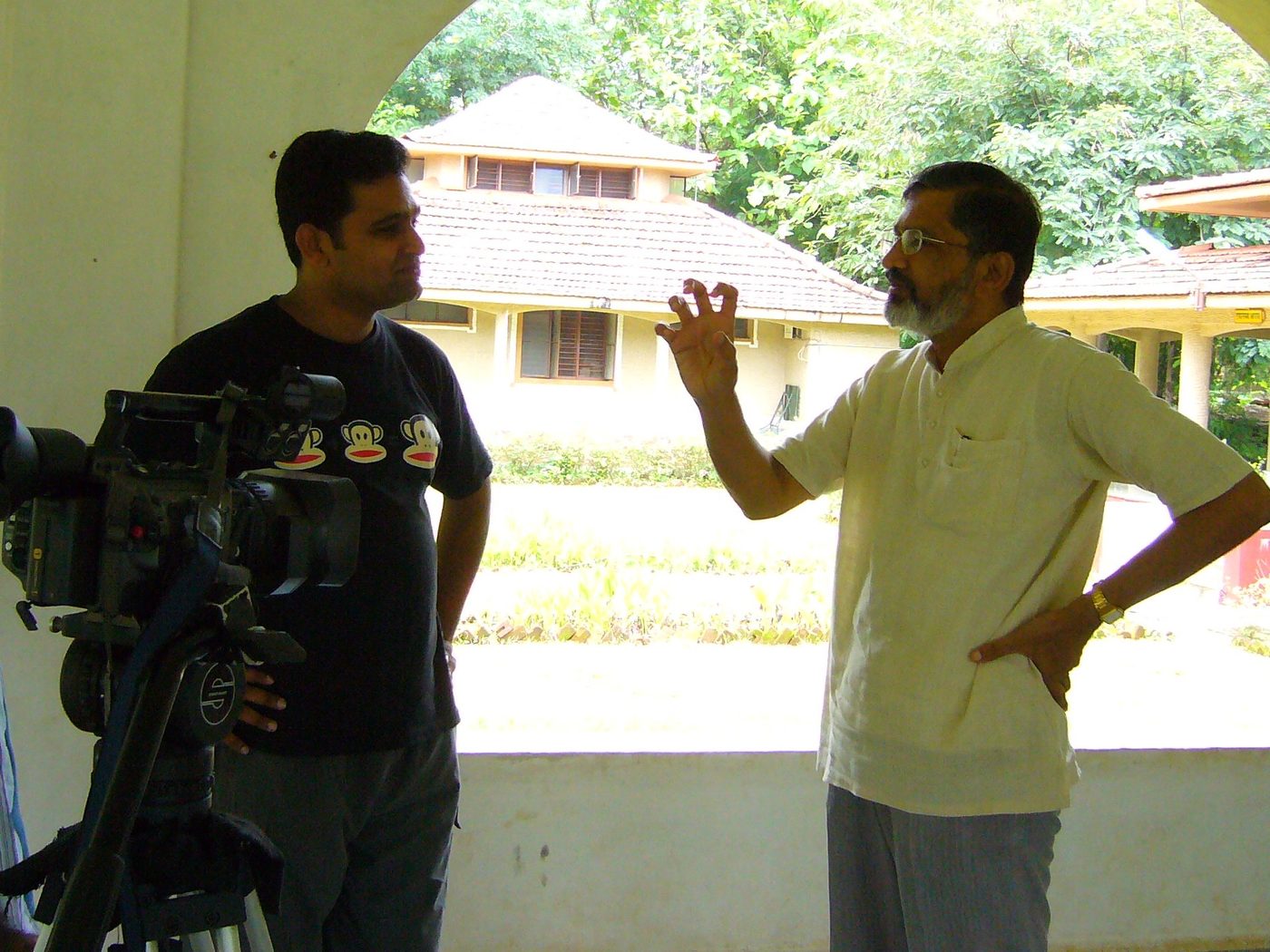 On location